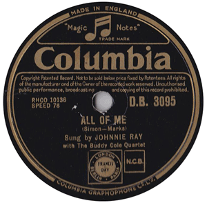 Columbia DB 3095